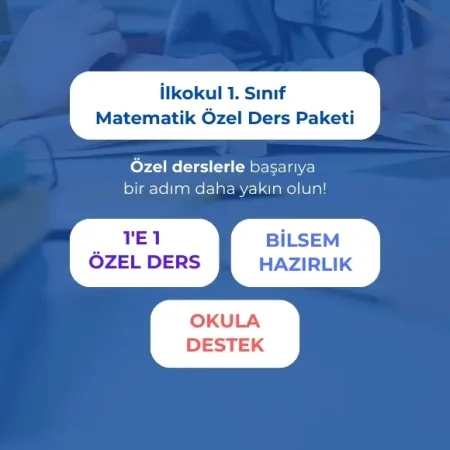 İlkokul 1. Sınıf Matematik Özel Ders