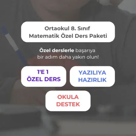 Ortaokul 8. Sınıf Matematik Özel Ders